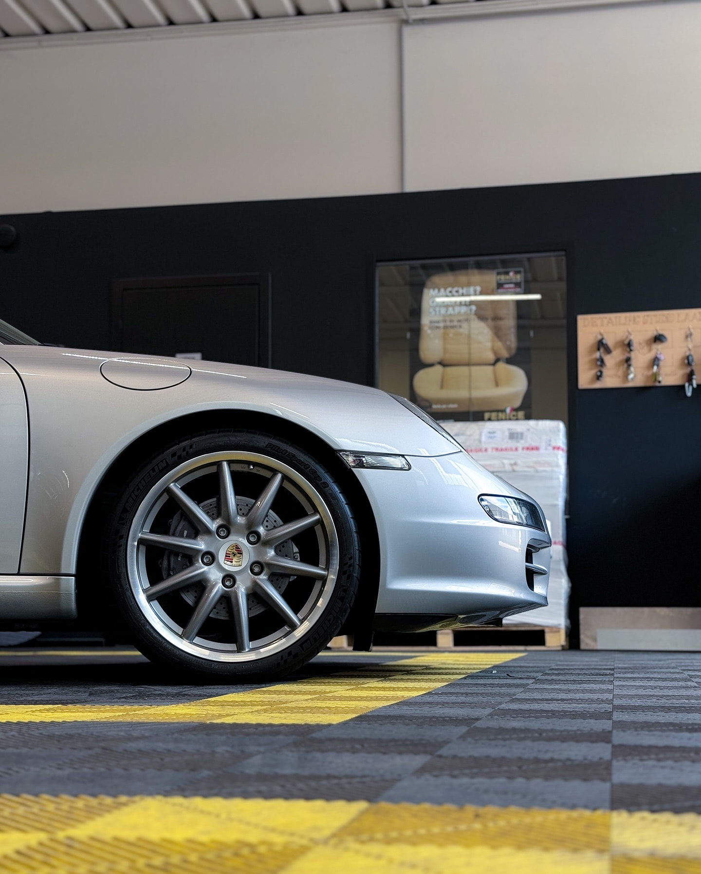 Porsche 997 grigia - Cerchione